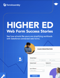 higher ed web forms look book